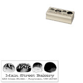 Dinner Bread Rolls Buns Bakery Baker Chef Foodie Rubberstempel (Gestempeld)
