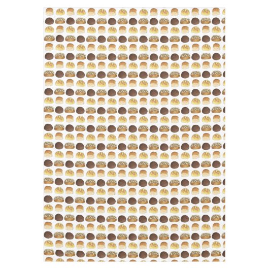 Dinner Bread Rolls Buns Bakery Baker Chef Foodie Tafelkleed (Voorkant)