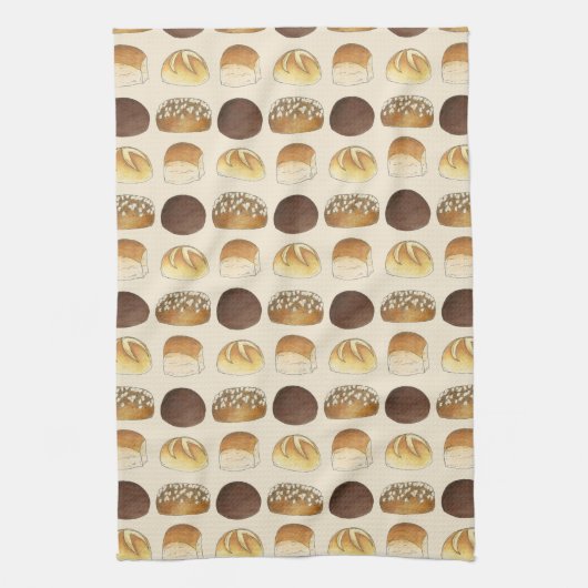 Dinner Bread Rolls Buns Bakery Baker Chef Foodie Theedoek (Verticaal)