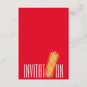 Dinner Cooking Party Italiaanse Spaghetti Kaart