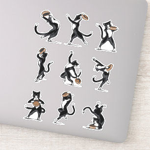 Dinner Dance - Tuxedo Kat Sticker