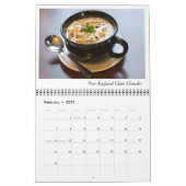 Dinner Foods Calendar Kalender (Feb 2027)