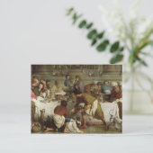 Dinner in the House of Simon, 1737 Briefkaart (Staand voorkant)