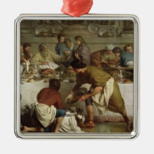 Dinner in the House of Simon, 1737 Metalen Ornament