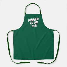Dinner is on me! Apron Schort