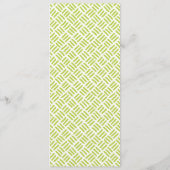 DINNER MENU moderne metalen raster kalk zwart (Achterkant)