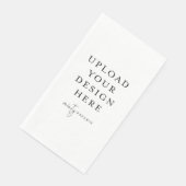 Dinner Napkin - 4,43 x 7,75 inch - Rechthoek Servet (Hoek)