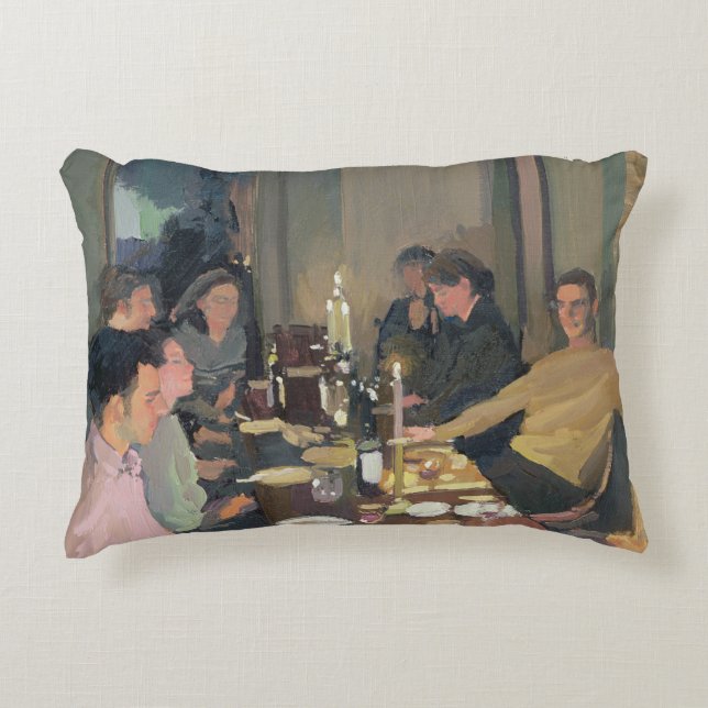 Dinner Party Accent Kussen (Voorkant)