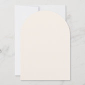 Dinner Party Arch Invitation Amalfi Coast Kaart (Achterkant)