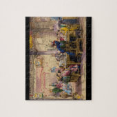 Dinner Party bij Mandarijns_Engravings Legpuzzel (Verticaal)