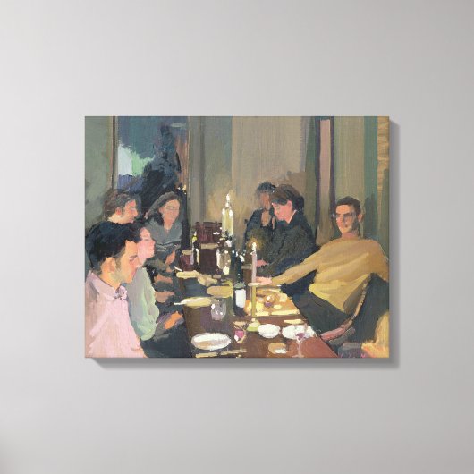 Dinner Party Canvas Afdruk (Voorkant)