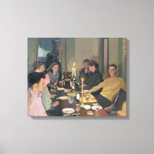 Dinner Party Canvas Afdruk