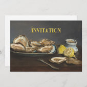 Dinner Party Casual Uitnodiging Kaart (Voorkant / Achterkant)