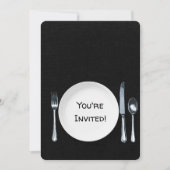 Dinner Party Invite Kaart (Voorkant)