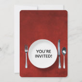 Dinner Party Invite Kaart (Voorkant)