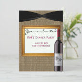 Dinner Party Kaart (Staand voorkant)