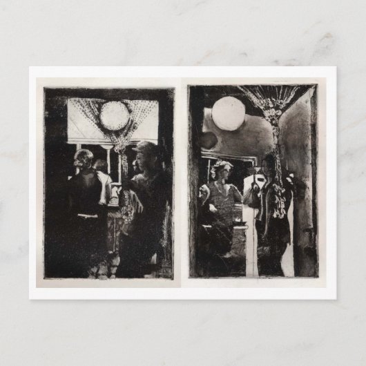 Dinner Party Part I & II Briefkaart (Voorkant)