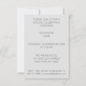 Dinner Party uitnodiging VIP uitnodiging (Achterkant)