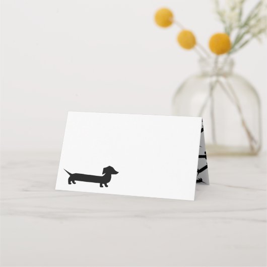 Dinner Party van Dachshund Lover Plaatskaartje (Voorkant)