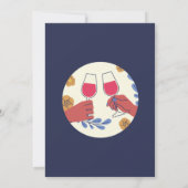 Dinner Party Vrienden Verjaardag Wijn Proeverij Lu Kaart (Achterkant)