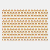 Dinner Rolls Bread Bakery Boulangerie Pumpernickel Inpakpapier Vel (Voorkant 3)