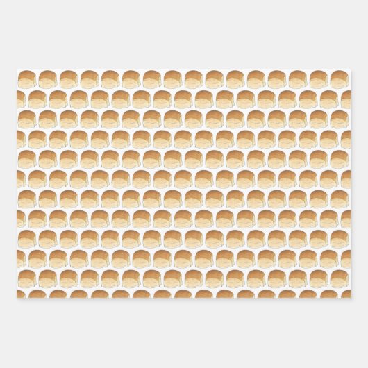 Dinner Rolls Bread Bakery Boulangerie Pumpernickel Inpakpapier Vel (Voorkant 3)