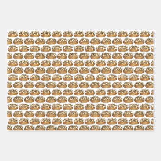 Dinner Rolls Bread Bakery Boulangerie Pumpernickel Inpakpapier Vel (Voorkant)