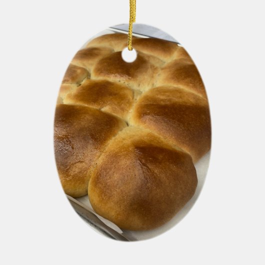 Dinner Rolls Keramisch Ornament (Voorkant)