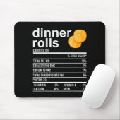 Dinner Rolls Nutrition Facts Apparel Funny Thanksg Muismat (Met muis)