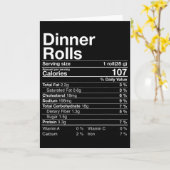 Dinner Rolls Nutrition Facts Thanksgiving Gifts Tu Kaart (Gele Bloem)
