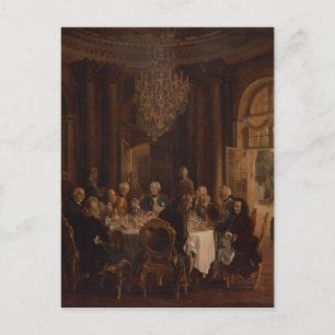 Dinner Table te Sanssouci, 1850 Briefkaart