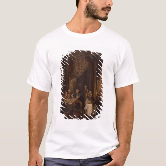 Dinner Table te Sanssouci, 1850 T-shirt (Voorkant)