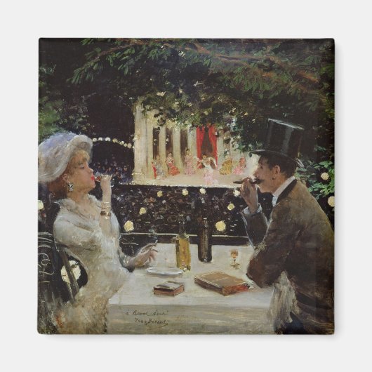 Dinner te Les Ambassadeurs, c.1882 Magneet (Voorkant)