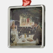 Dinner te Les Ambassadeurs, c.1882 Metalen Ornament (Links)