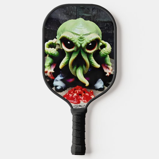 Dinner with Cthulhu Pickleball Paddle (Achterkant)