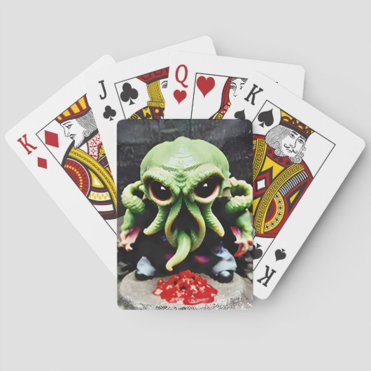 Dinner with Cthulhu Pokerkaarten (Achterkant)