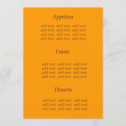 Dinnermenukaart, Vase met twaalf zonnebloemen Menu (Achterkant)