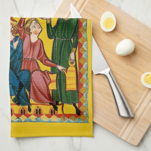 Dinnertime Theedoek (Quarter Fold)