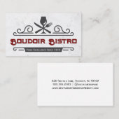 Dinnerware Elements | restaurant Visitekaartje (Voorkant / Achterkant)