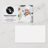 Dinnerware Logo | Chef in Kitchen Visitekaartje (Voorkant / Achterkant)