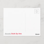 Dinning in de jaren 50 bij Mel's Diner Briefkaart (Achterkant)