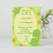 dino2, kom alsjeblieft bij ons voor de lol. kaart (Staand voorkant)