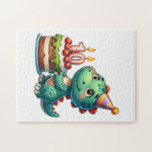 Dino 10e verjaardag legpuzzel (Horizontaal)