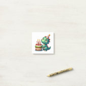 Dino 10e verjaardag post-it® notes (Op bureau)