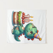 Dino 10e verjaardag wandkleed (Voorkant (horizontaal))