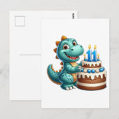 Dino 11e verjaardag briefkaart (Voorkant / Achterkant)