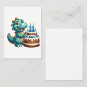 Dino 11e verjaardag contactkaartje (Voorkant / Achterkant)