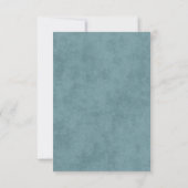Dino 1e verjaardag Blauw Bedankkaart (Achterkant)