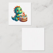 Dino 5e verjaardag notitiekaartje (Voorkant / Achterkant)