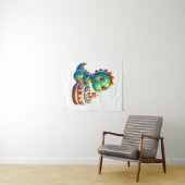 Dino 5e verjaardag wandkleed (In Situ (horizontaal))